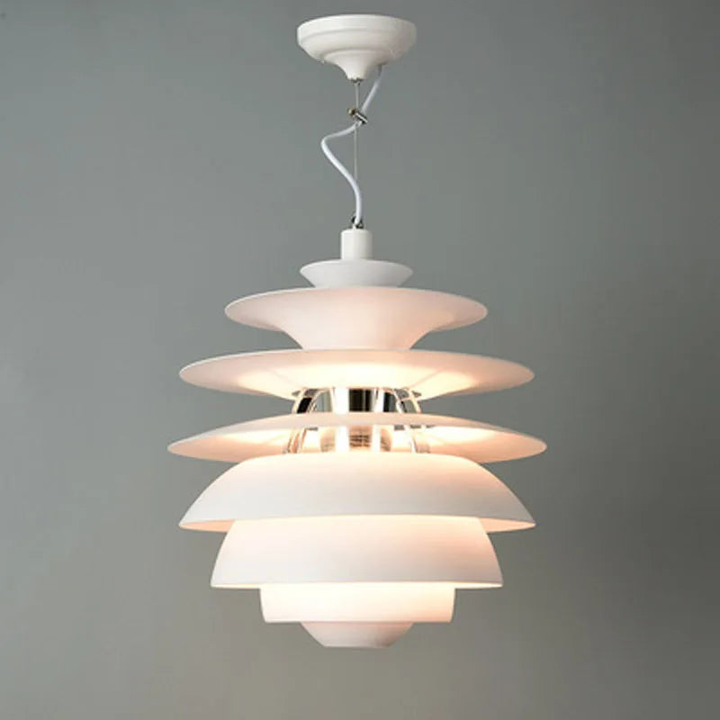 Lustre led boule de neige style danemark moderne - vue 3 sur 6