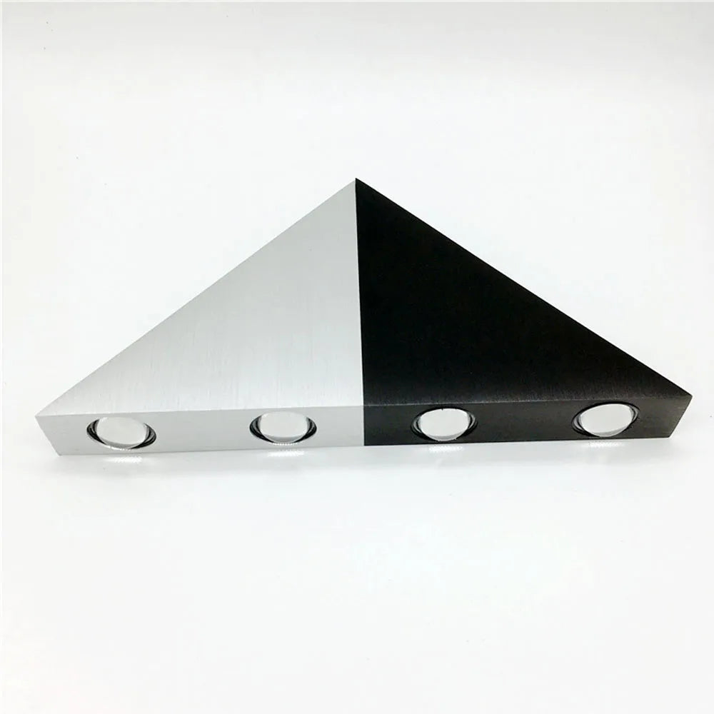 applique murale led double têtes brossée pour couloir et salon - vue 3 sur 13