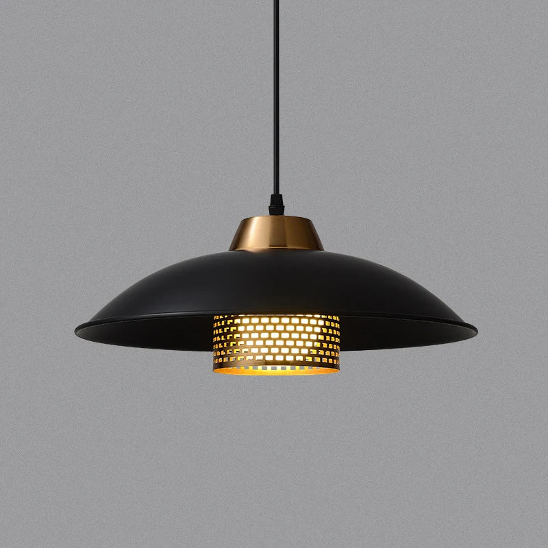 Moderne Pendelleuchte aus Metall für ein elegantes Interieur - vue 4 sur 7