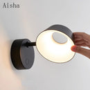 Moderne kreative LED-Wandleuchte mit drehbarem nordischem Design