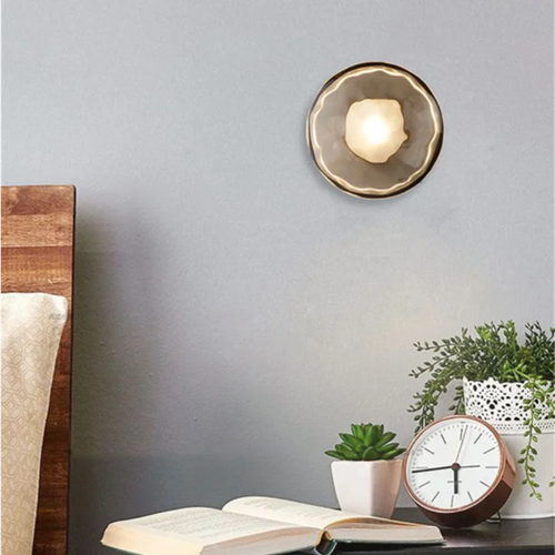 Design-Wandleuchte aus Glas für moderne elegante Dekoration - vue 6 sur 10