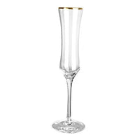 Flutes a champagne elegantes verre souffle main