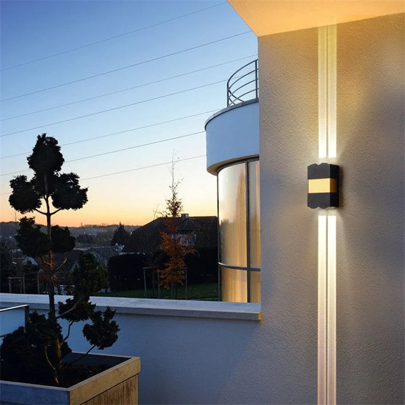 Applique murale led extérieure imperméable pour jardin et paysage - vue 5 sur 6