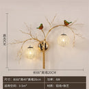applique murale nordique en aluminium nid d'oiseau led romantique