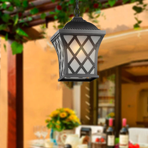 Lustre extérieur européen étanche