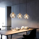 lustre contemporain en cristal pour restaurant café et bar