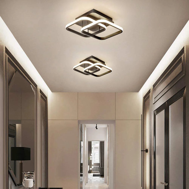 plafonnier led lumière ombre maison couloir chaud froid luminaire salon chambre éclairage