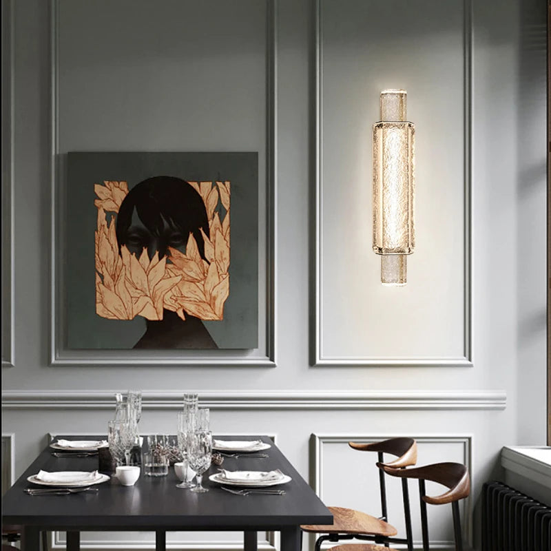 applique murale en cristal à led pour décoration intérieure lumineuse - vue 5 sur 8