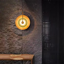Moderne und elegante Wandleuchte aus Kristallglas