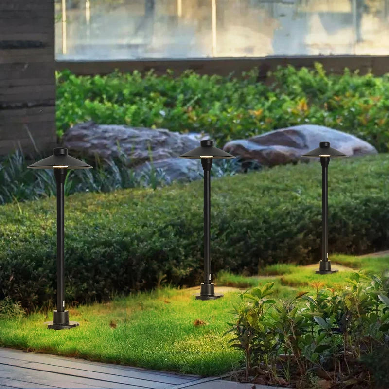 Lumières de pelouse lumières extérieures LED moderne en aluminium étanche IP54 Villas paysage lumières cour pelouse paysage éclairage de jardin - vue 6 sur 8