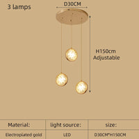 lustre à led moderne design cristal pour un éclairage luxueux