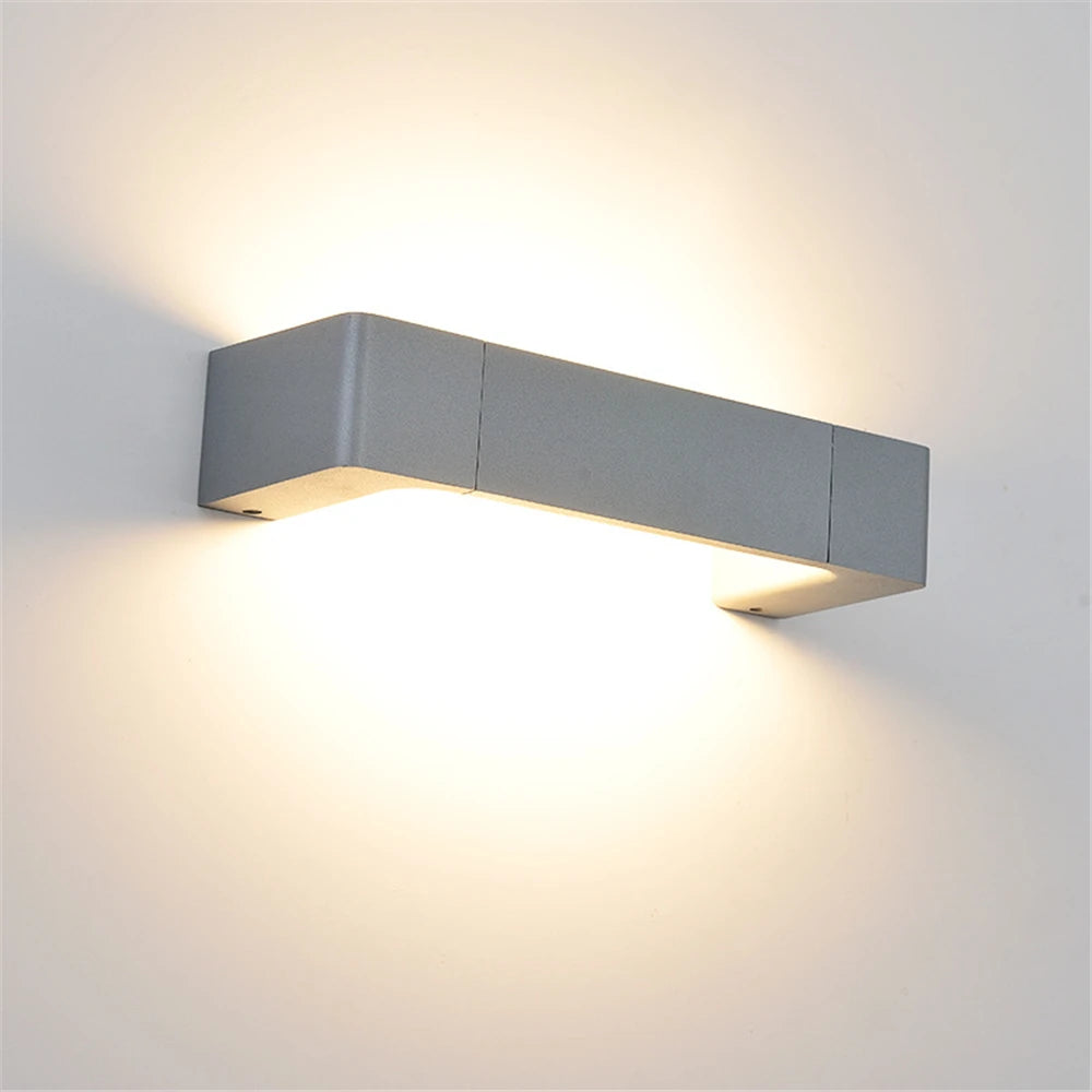 applique murale led moderne étanche pour jardin et porche - vue 2 sur 6