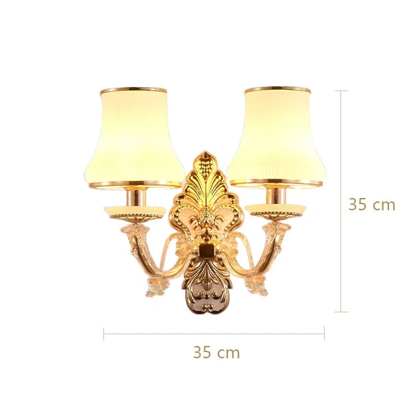 applique murale à led design nordique en verre pour intérieur décoratif - vue 8 sur 9