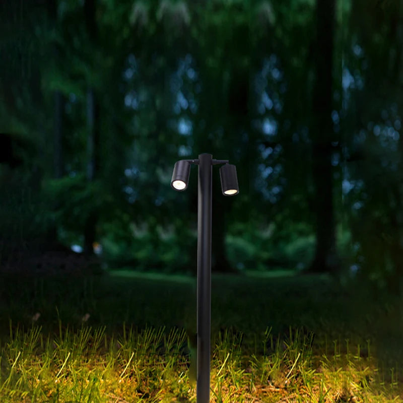 Lumière de pelouse lumières extérieures moderne en aluminium étanche IP54 paysage lumières LED de jardin 110V 220V cour paysage pelouse lumière - vue 5 sur 14