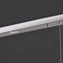 lustre led postmoderne en acier inoxydable pour villa