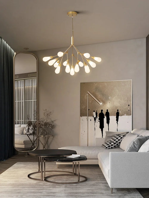 Postmoderner Kronleuchter Luciole für ein elegantes und kreatives Interieur - vue 3 sur 23