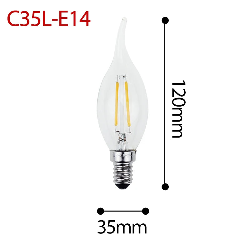 ampoule led rétro vintage en verre lot de quatre pièces