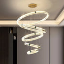 Moderne Kristall-Pendelleuchte für elegantes Interieur