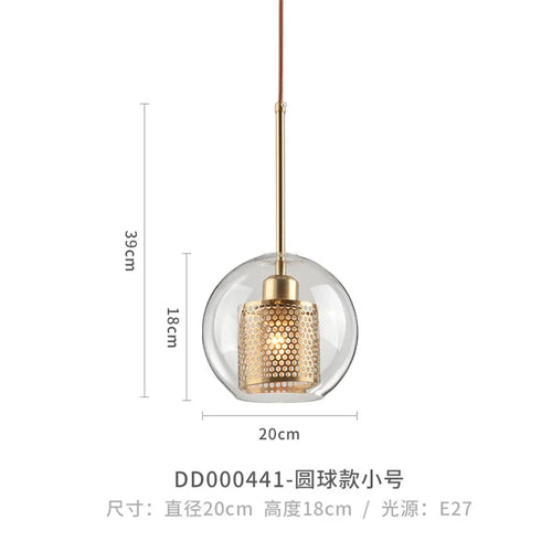 Moderne Pendelleuchte aus Glas für elegante Wohnraumdekoration - vue 11 sur 17