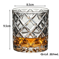 Verres whisky old fashioned relief élégant dégustation