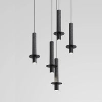 Kreative Pendelleuchte aus Beton im Retro-Design für Café und Restaurant