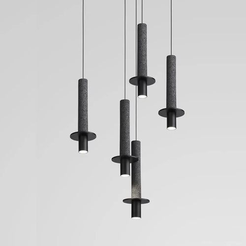 Kreative Pendelleuchte aus Beton im Retro-Design für Café und Restaurant