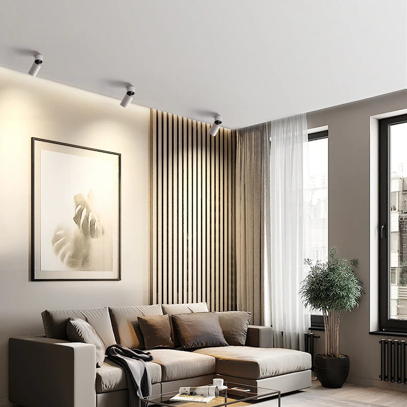 projecteurs led cob foco pliables pour magasins et maison - vue 3 sur 9