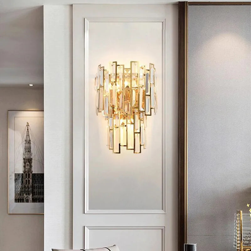 applique murale en cristal pour décor créatif rétro et moderne - vue 6 sur 20
