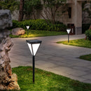 Lampe de pelouse solaire extérieure LED lampe de stigmatisation rougeoyante sans électricité couloir de jardin moderne terrasse ronde lumières de pelouse imperméables