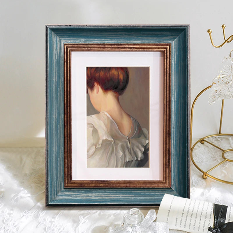 cadre photo rétro américain pour mariage et décoration à personnaliser - vue 13 sur 13