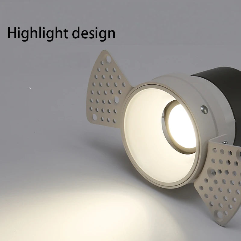 épi rond led downlights haut de gamme encastré pour maison intérieure - vue 3 sur 5