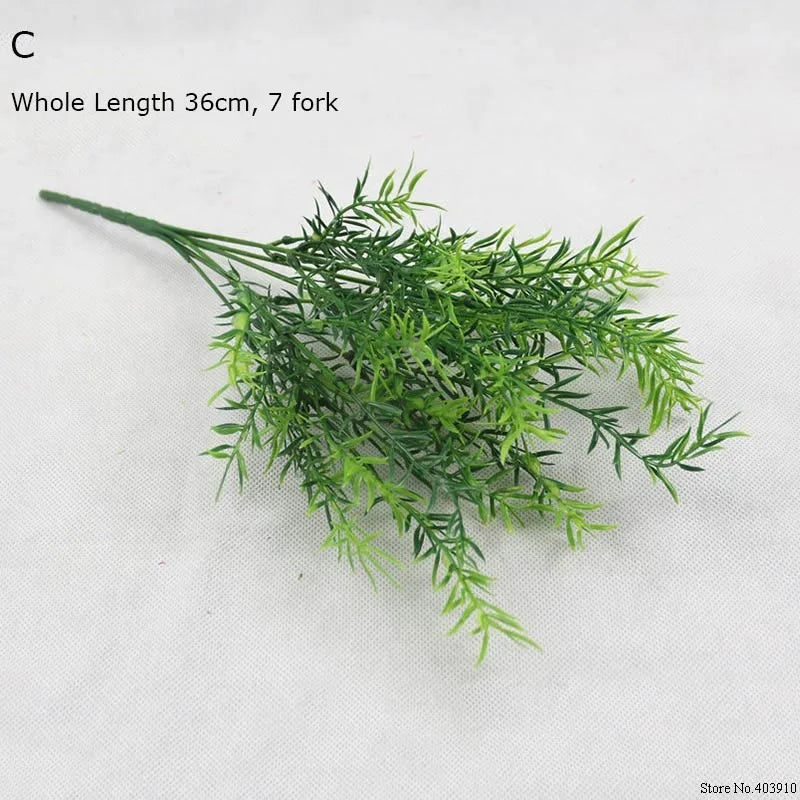 plante artificielle 7 branches pour décoration mariage et Noël - vue 12 sur 21