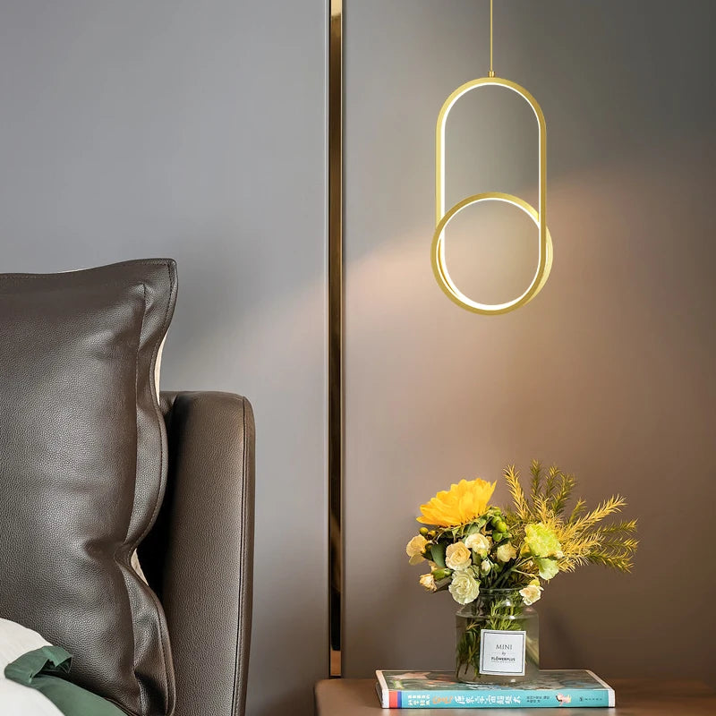 suspension de style moderne minimaliste de luxe - vue 3 sur 8