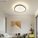 lustre moderne en aluminium acrylique avec télécommande led