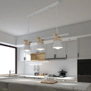 LED-Pendelleuchte im nordischen Stil mit Elchdekor