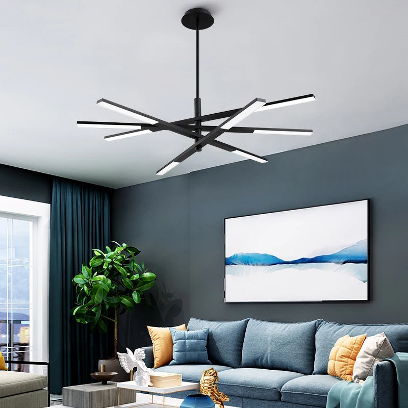 suspension style nordique créatif simple lustre moderne - vue 6 sur 10