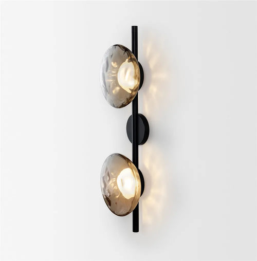 Design-Wandleuchte aus Glas für moderne elegante Dekoration - vue 2 sur 10