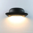 Außenwandleuchte LED im Strohhalmhut-Design