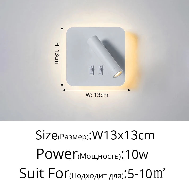 Minimalistischer LED-Kronleuchter mit Projektor-Schalter für dekorative Beleuchtung - vue 11 sur 14