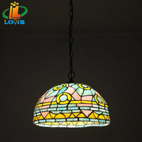 lustre tiffany rétro créatif style nordique pour café et bar