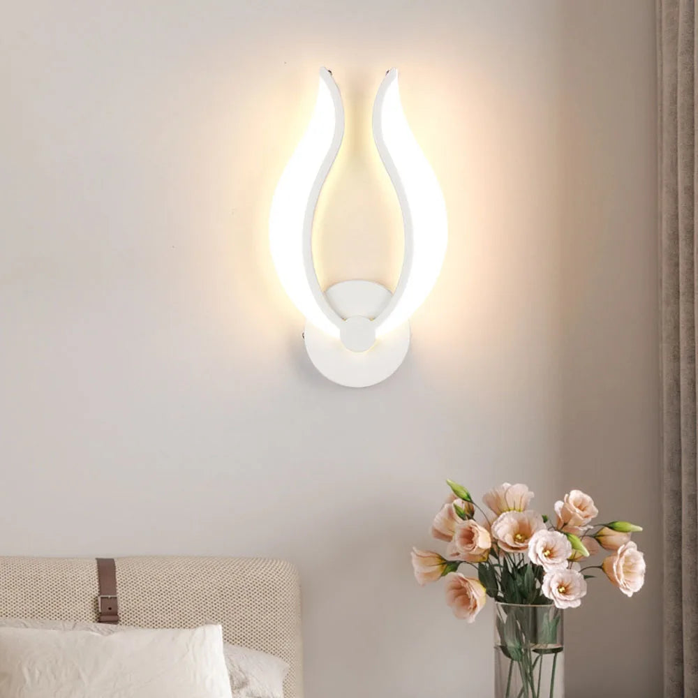 applique murale led acrylique moderne éclairage décoratif - vue 5 sur 14