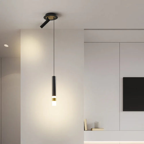 suspension led au design moderne avec long câble