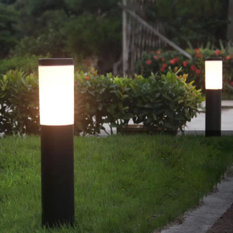 Lampe LED extérieure moderne en acier inoxydable - vue 3 sur 10