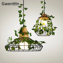 Moderne Pendelleuchte aus Holz mit LED-Beleuchtung für Pflanzen