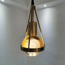 LED-Pendelleuchte Loft Kupfer Kristall Nordisch