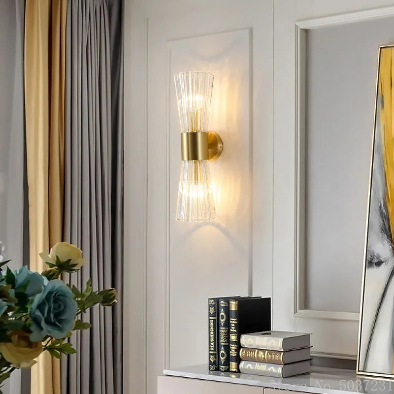 applique murale en cristal post-moderne de luxe américaine - vue 3 sur 7