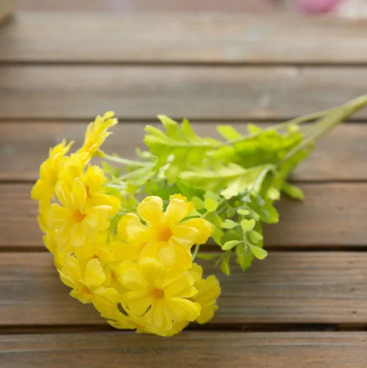 bouquet de fleurs artificielles marguerite pour décoration automnale - vue 11 sur 11