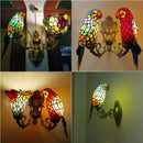 applique murale en verre coloré pour déco créative lumineuse