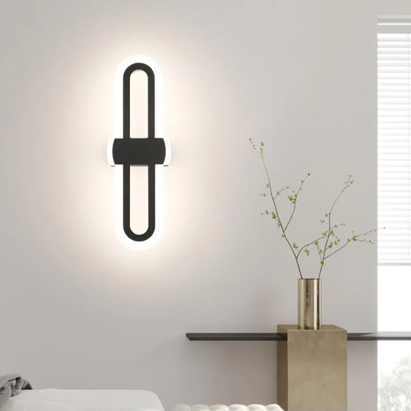 applique murale led moderne pour décoration allée couloir