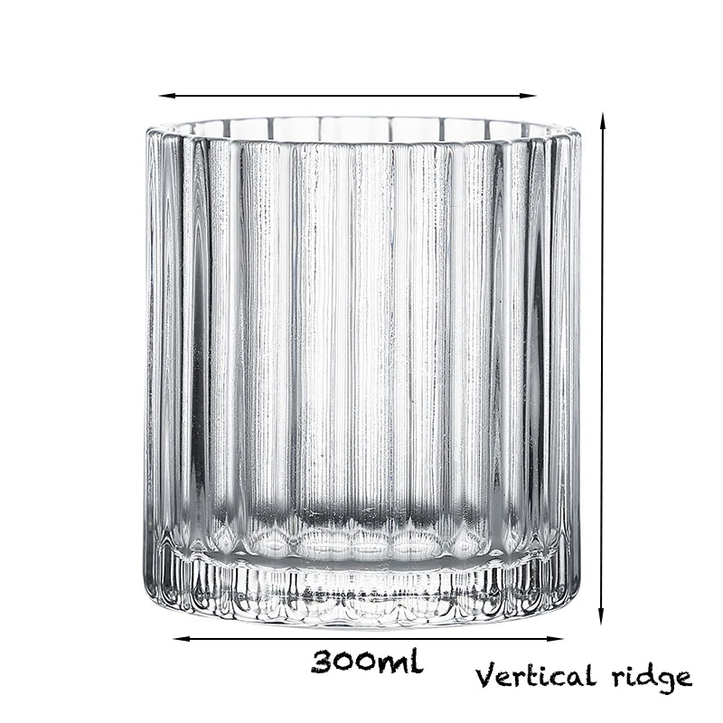 verres whisky old fashioned cristal motif facette élégant
